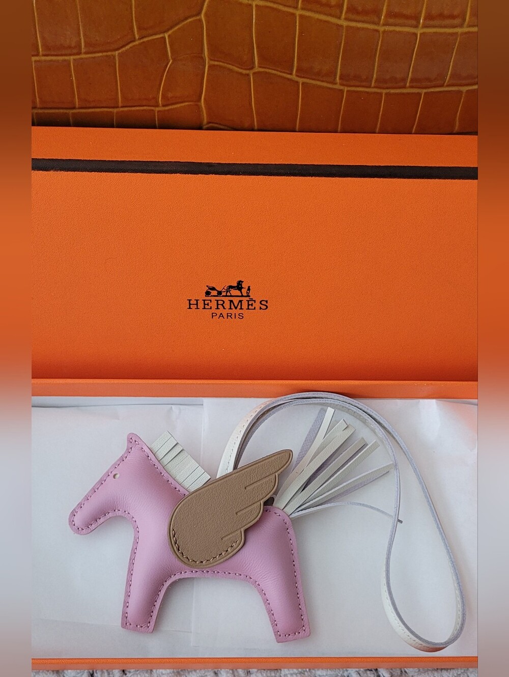 🇫🇷HERMES💕Pink Pony Bag Charm💕